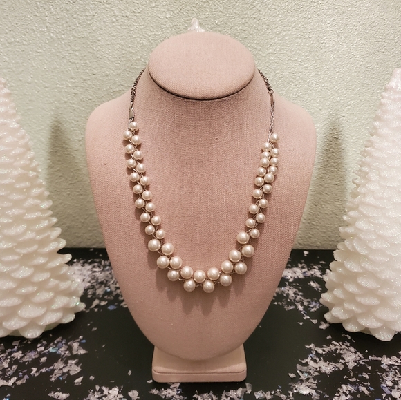 Vintage faux pearl necklace - Picture 5 of 8